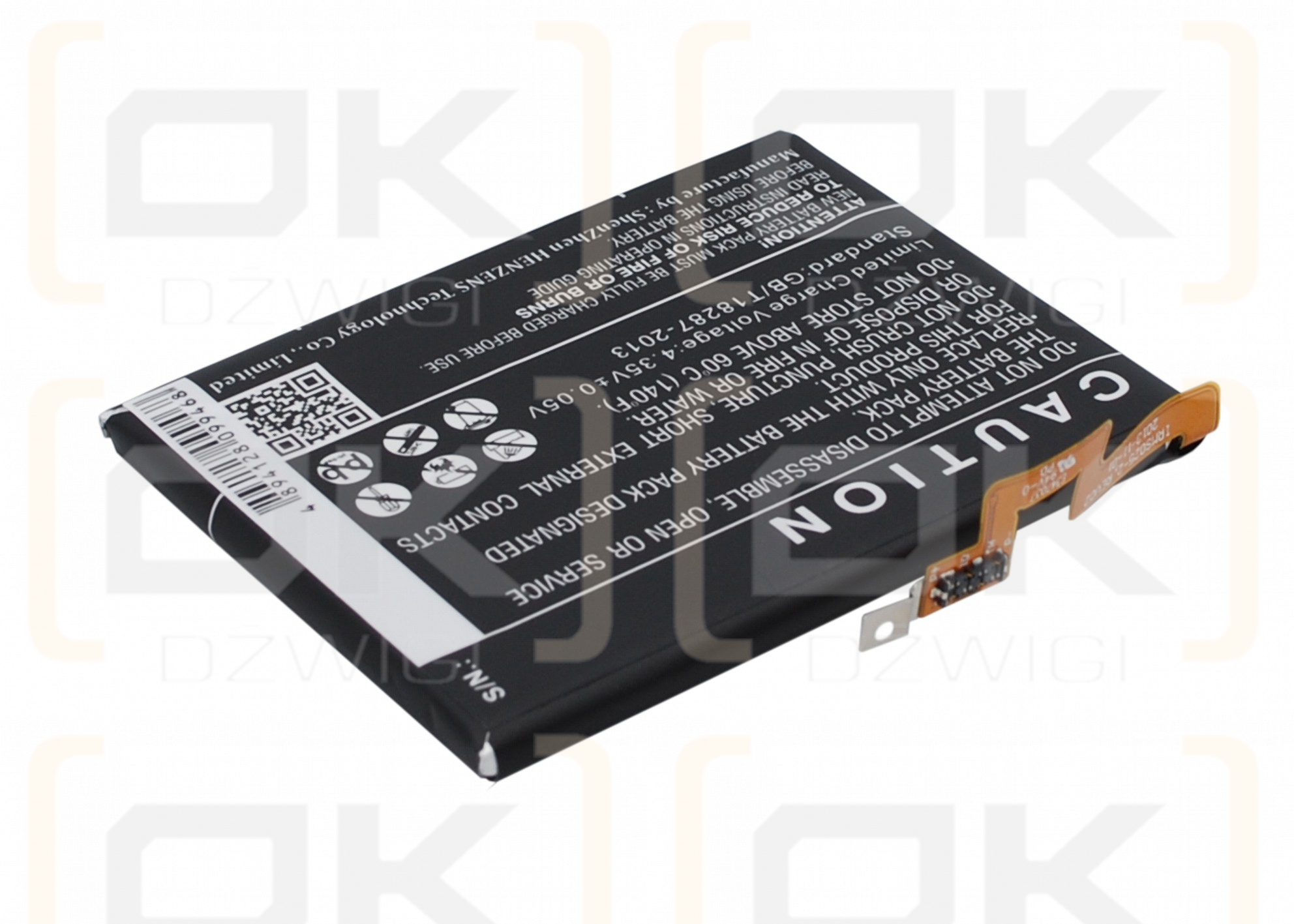 Blackberry SQW100-1 / BAT-58107-003 3400mAh Li-Polímero 3.8V (Cameron Sino)