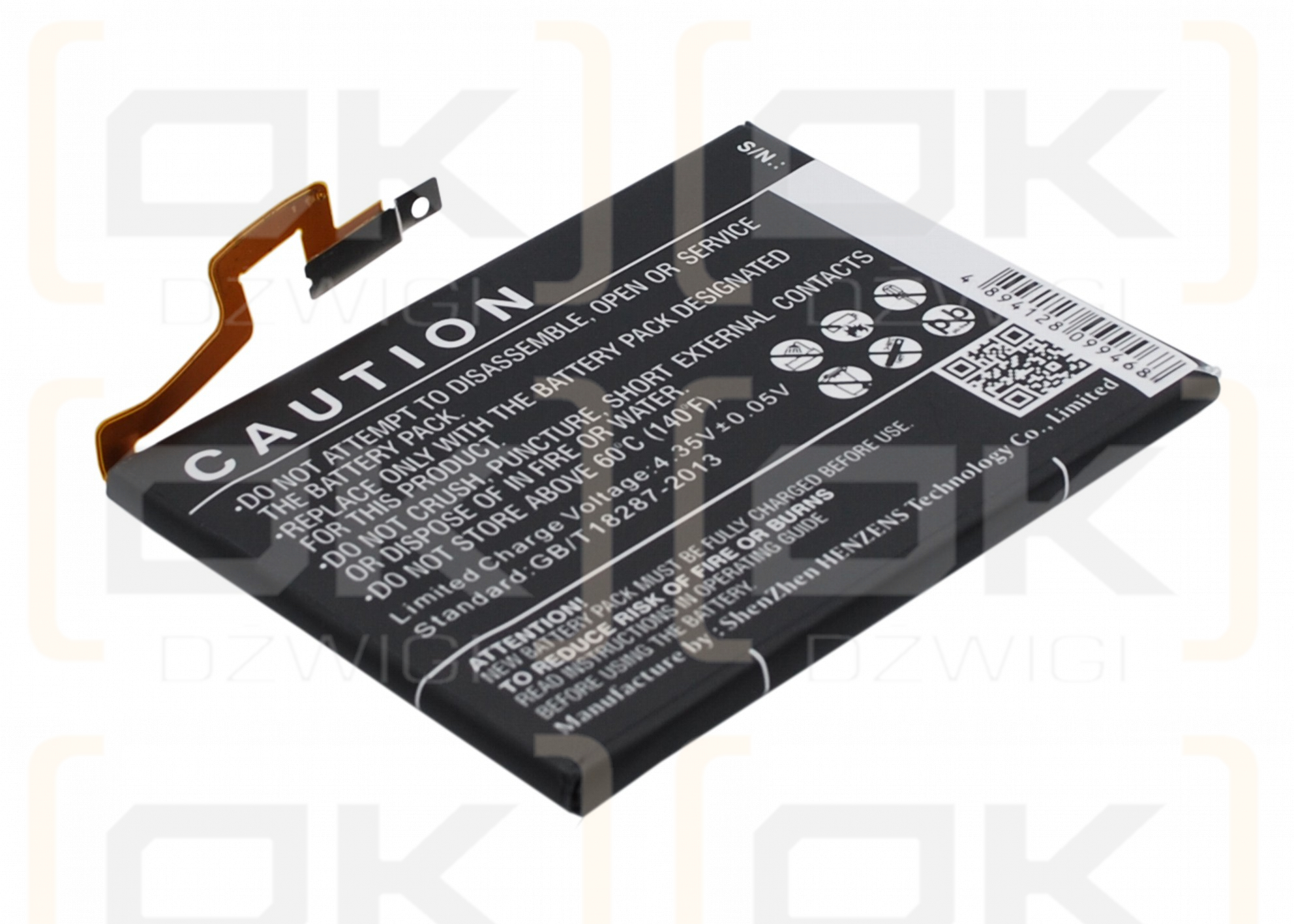 Blackberry SQW100-1 / BAT-58107-003 3400mAh Li-Polímero 3.8V (Cameron Sino)