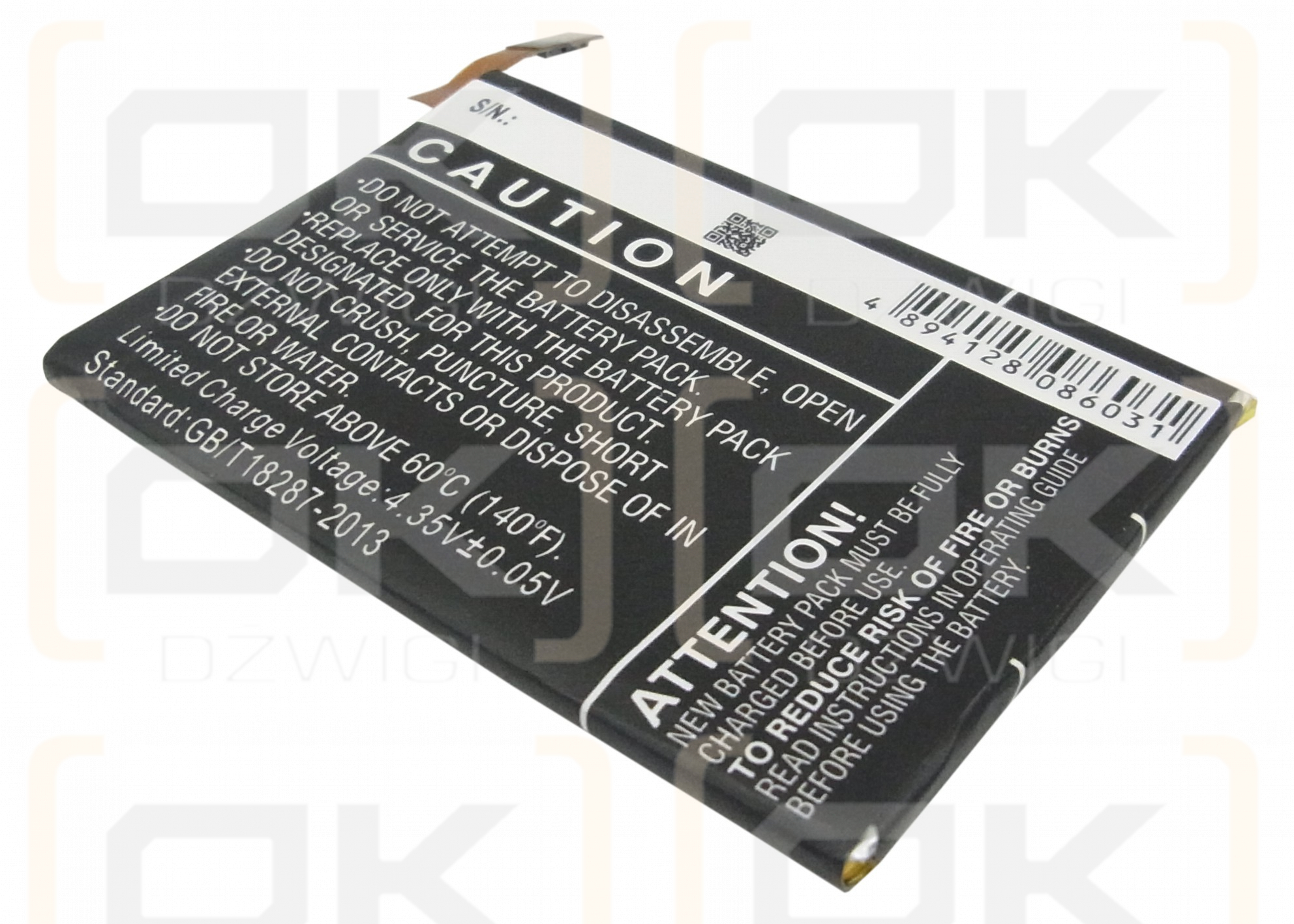 Blackberry SQR100-2 / BAT-51585-003 2100mAh Li-Polymer 3.8V (Cameron Sino)