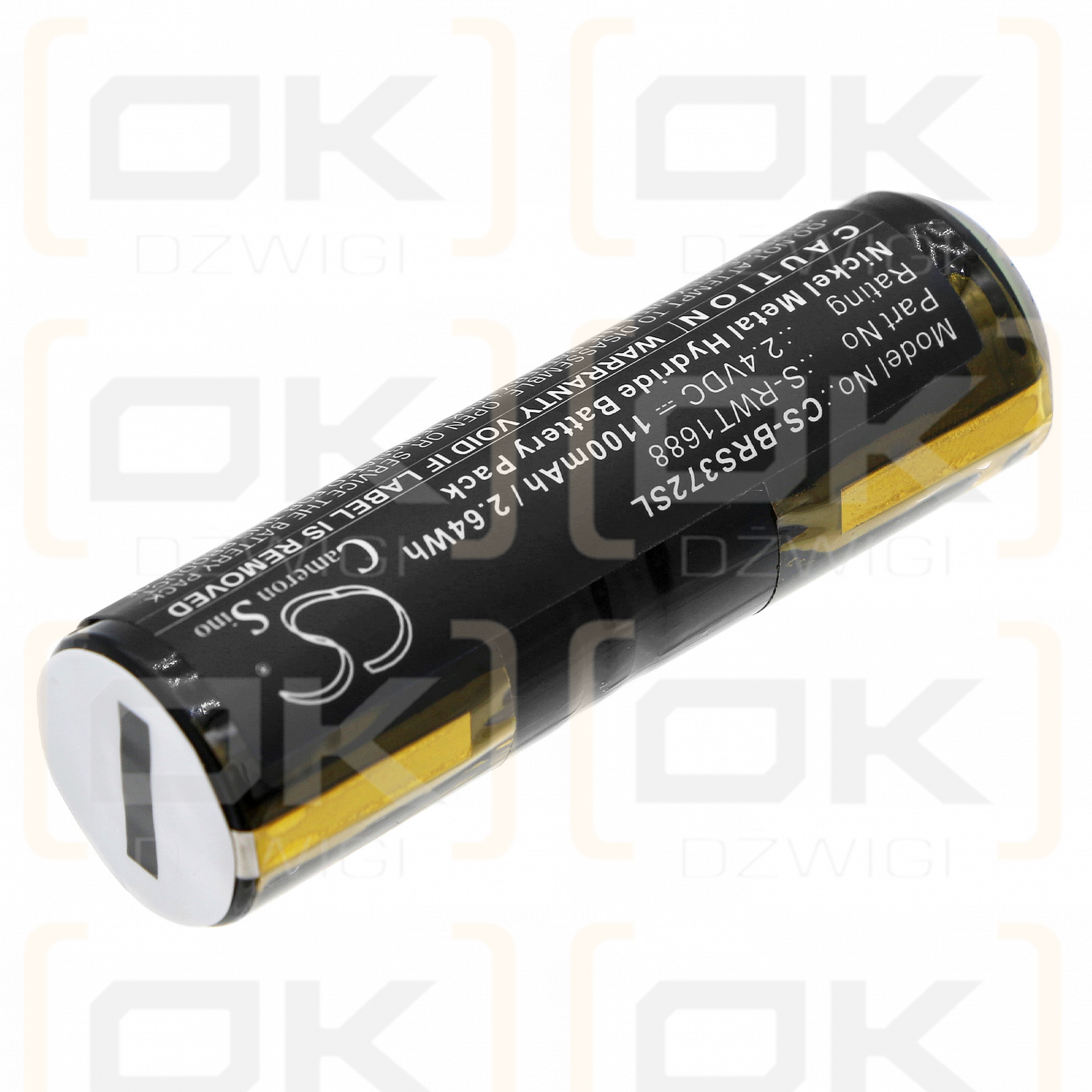 Rowenta CuraMed Dentasonic / RS-MH 3941 1100mAh Ni-MH 2.4V (Cameron Sino)