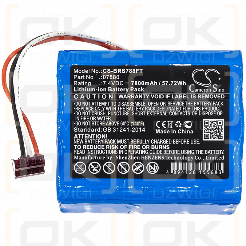 Bright Star 07855/07880 7800mAh Li-ion 7,4V (Cameron Sino)