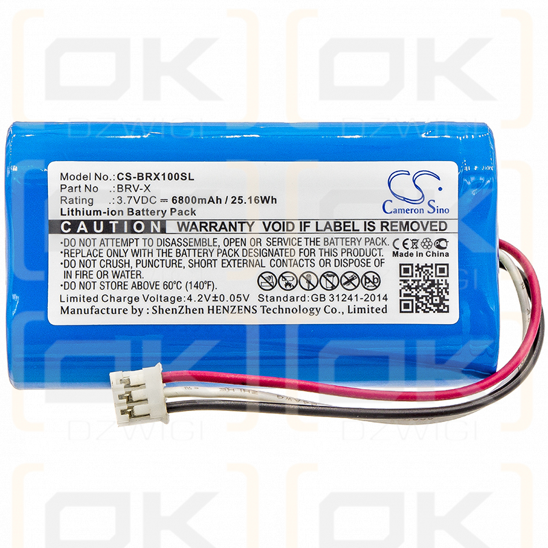 Braven BRVXBBB / BRV-X 6800mAh Li-ion 3.7V (Cameron Sino)