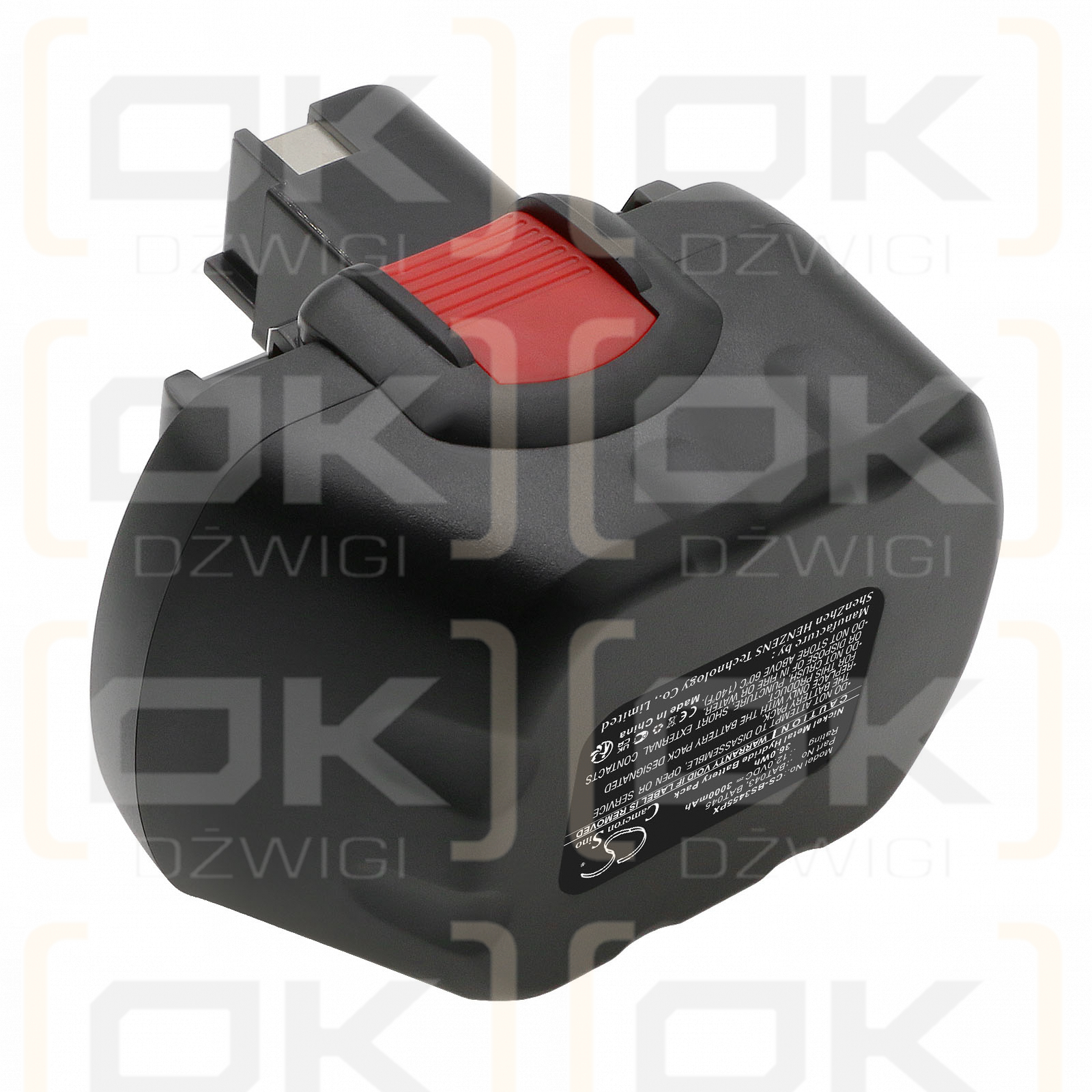 Bosch PSR 12VE/2 607 335 709 3000 мАч Ni-MH 12,0 В (Cameron Sino)