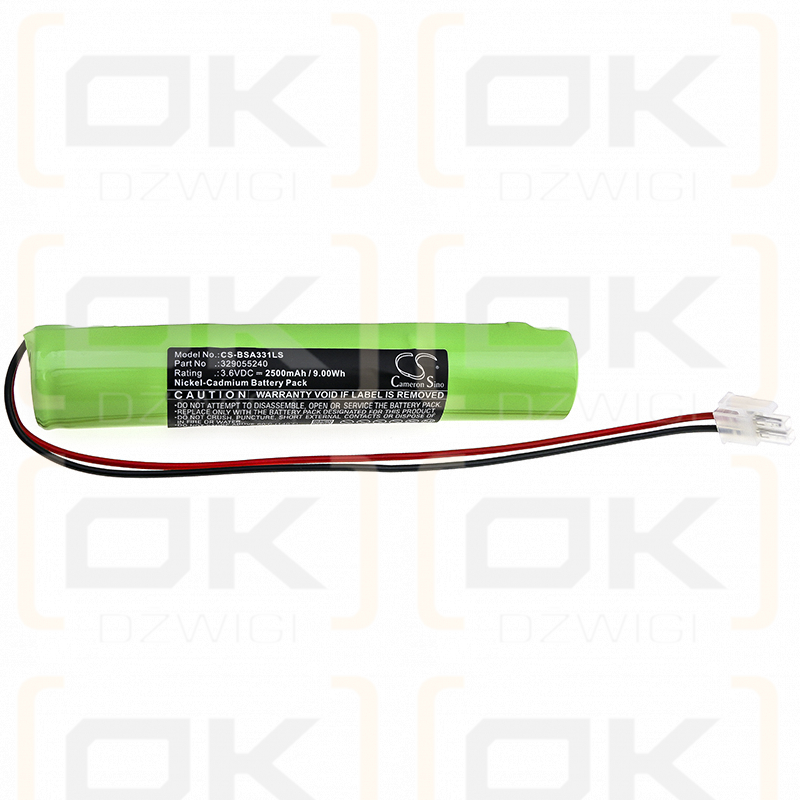 BAES OVA TD210331 / 329055240 2500mAh Ni-CD 3.6V (Cameron Sino)