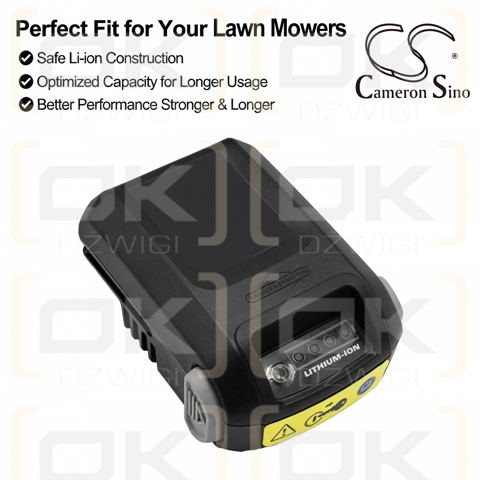 Ersatzakku für Briggs & Stratton 675iS / 111-9639 2500 mAh Li-Ion 10,8 V (Cameron Sino)