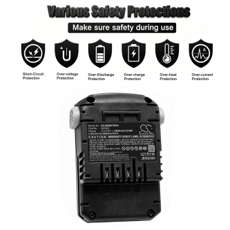 Ersatzakku für Briggs & Stratton 675iS / 111-9639 2500 mAh Li-Ion 10,8 V (Cameron Sino)