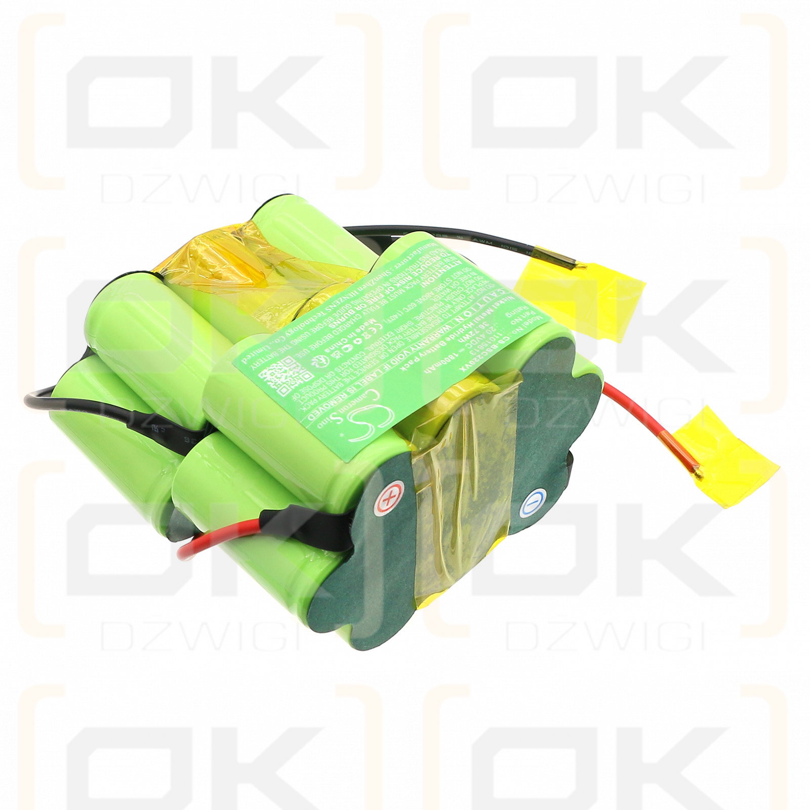 Bosch VXAS011V20 / 11015613 1800mAh Ni-MH 20.4V (Cameron Sino)