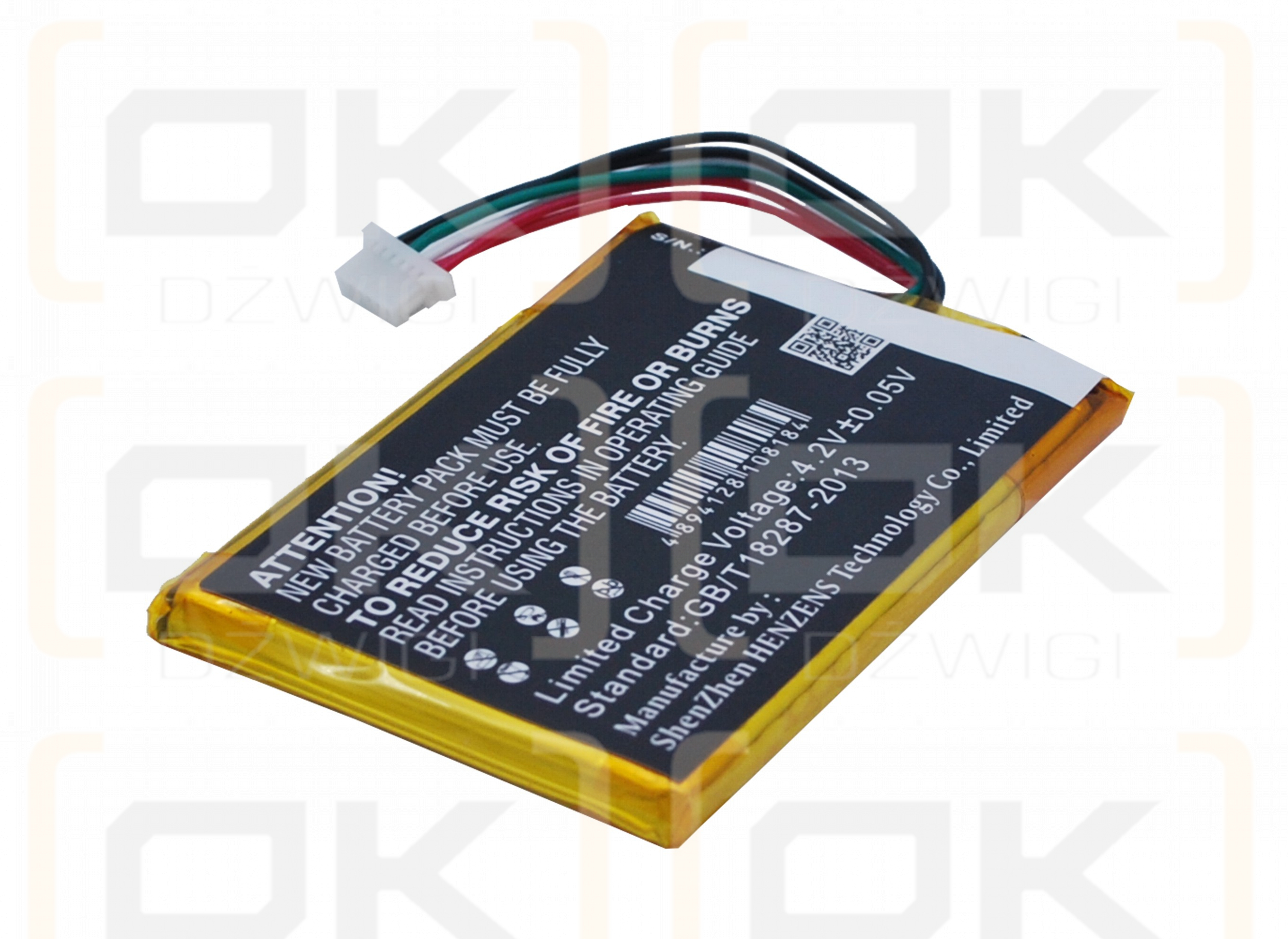 Bambook SD928+ / MLP454261 1300mAh Li-Polymer 3.7V (Cameron Sino)