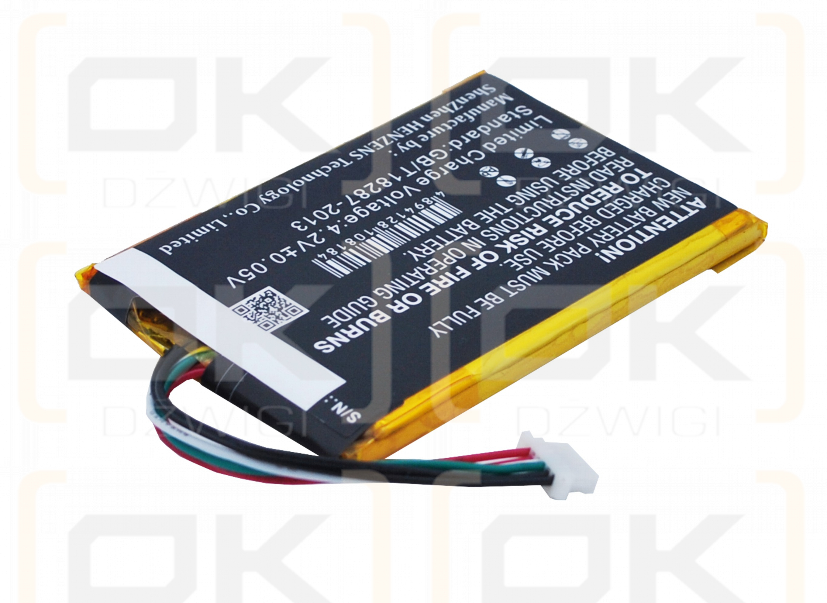 Bambook SD928+ / MLP454261 1300mAh Li-Polymer 3.7V (Cameron Sino)