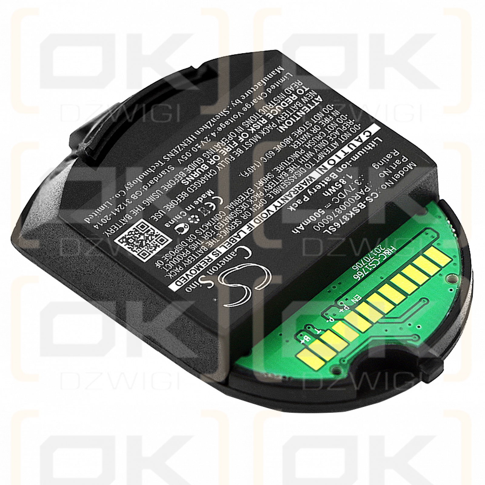 Somfy Passeo / PAR000876000 500 mAh Li-Polymer 3,7 V (Cameron Sino)