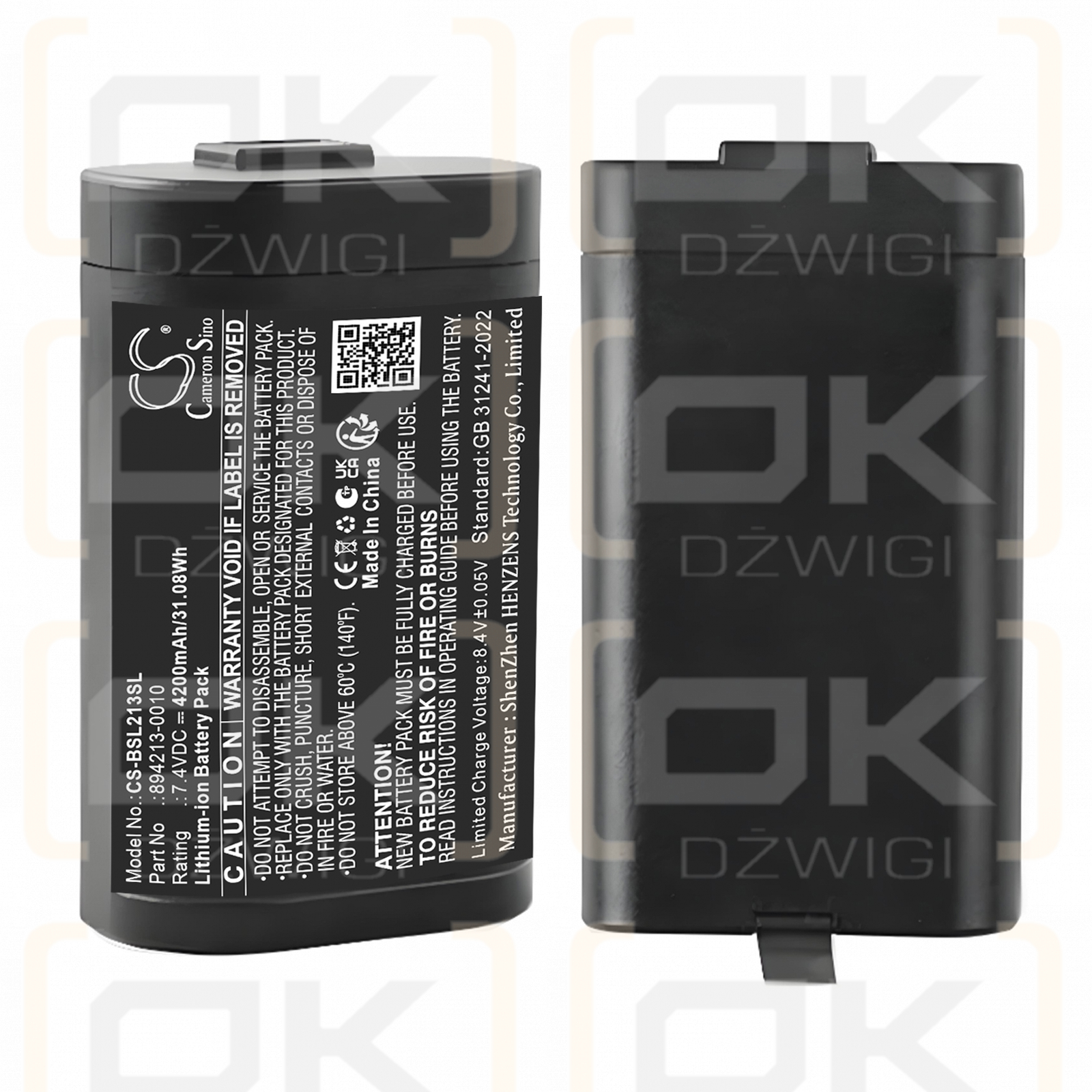 Bose / 085885 4200 mAh Li-Ionen 7,4 V (Cameron Sino)