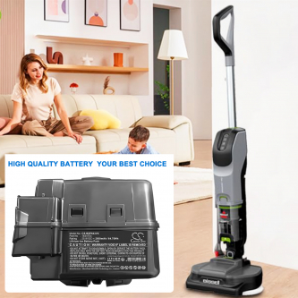 Bissell SpinWave® + Vac All-in-One Powered Spin Mop and Vacuum / 1634753 2500mAh Li-ion 25.9V (Cameron Sino)