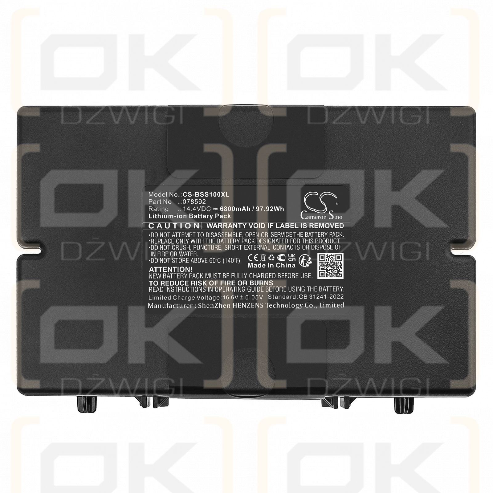 BOSE S1 Pro System / 078592 6800mAh Li-ion 14.4V (Cameron Sino)
