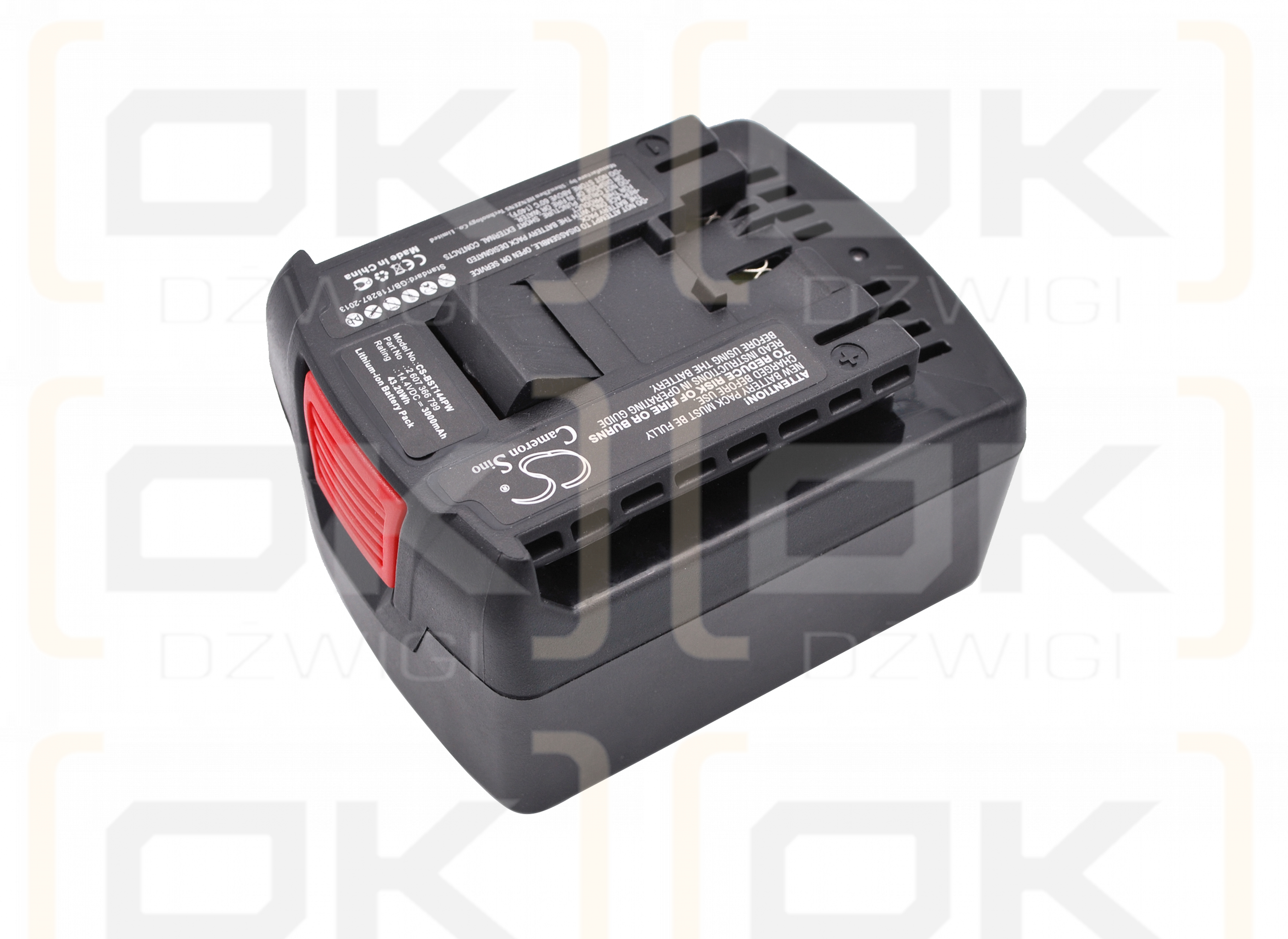 Bosch DDS180-03/2 607 366 799 3000 mAh Li-ion 14,4 V (Cameron Sino)