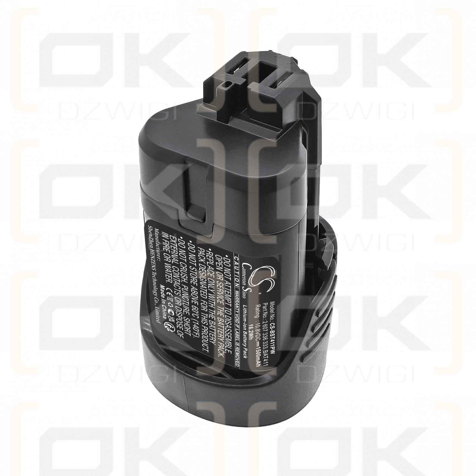 Аккумулятор Bosch PS10 / 1 600 Z00 02X 1500 мАч Li-ion 10,8 В (Cameron Sino)