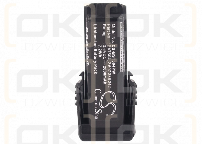 Bosch SPS10-2 / BAT504 2000mAh Li-ion 3.6V (Cameron Sino)