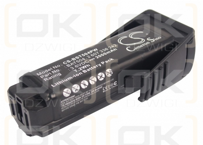 Bosch SPS10-2 / BAT504 2000mAh Li-ion 3.6V (Cameron Sino)