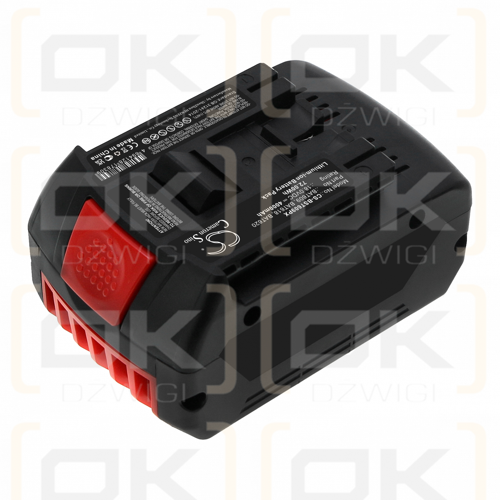 Bosch DDBB180 / 2 607 336 091 4000mAh Li-ion 18.0V (Cameron Sino)