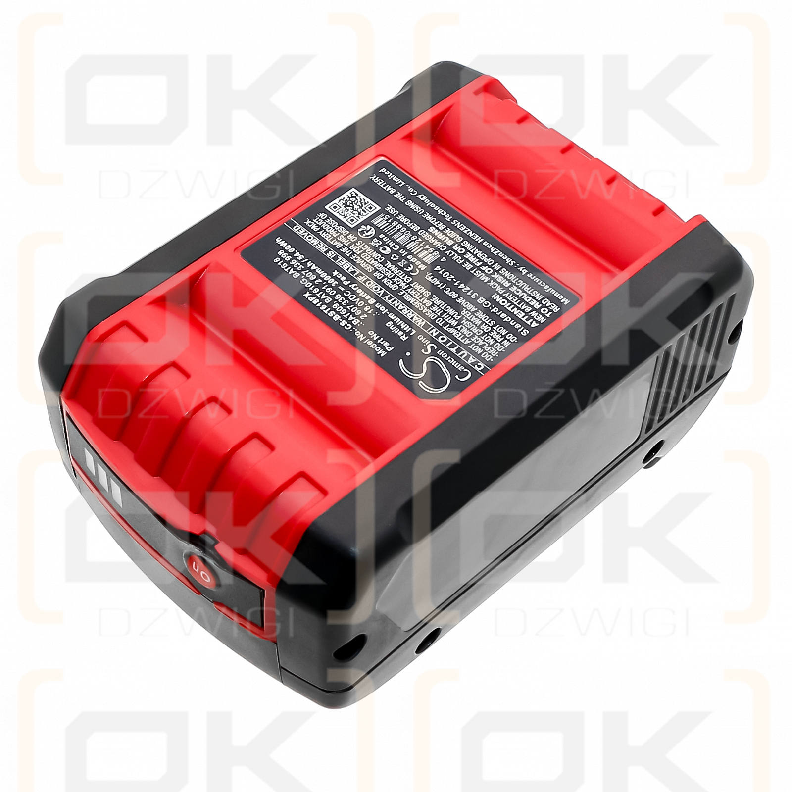 Bosch 17618 / 2 607 336 091 3000mAh Li-ion 18.0V (Cameron Sino)