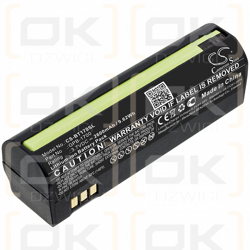 Globalstar GSP-1700 / GPB-1700 2600mAh Li-ion 3.7V (Cameron Sino)