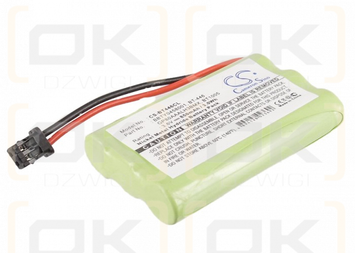 Radio Shack TAD-3872 / BBTY0457001 800mAh Ni-MH 3.6V (Cameron Sino)