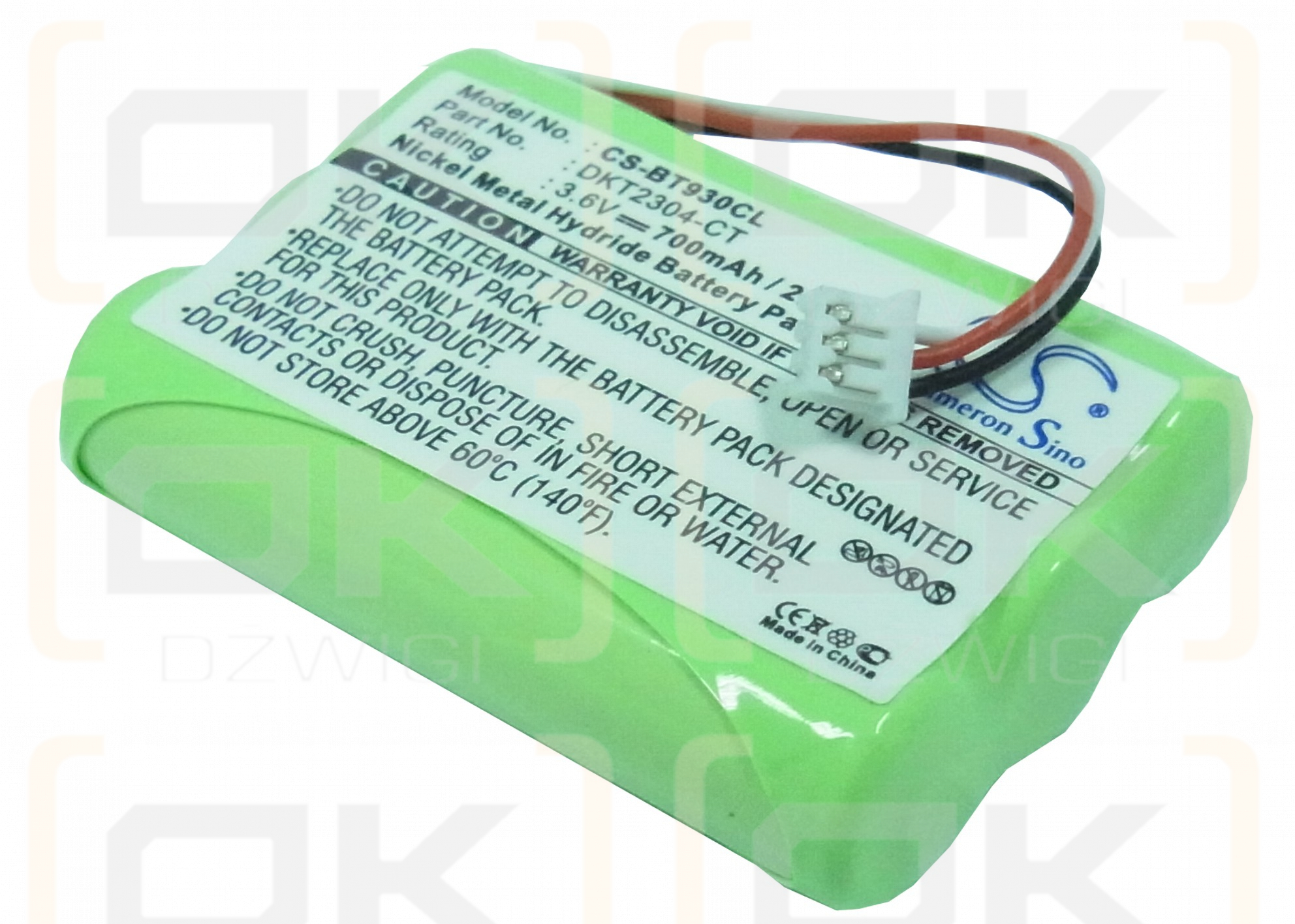 Toshiba Satellite ANA9320 / DKT2304-CT 700mAh Ni-MH 3.6V (Cameron Sino)