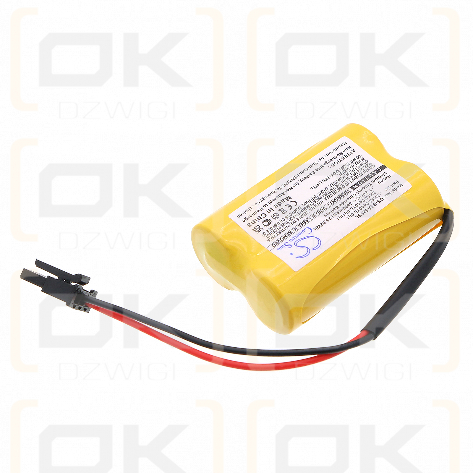 ABB S4C+ Robot Controller / 3HAC044075-001 3600mAh Li-SOCl2 7.2V (Cameron Sino)