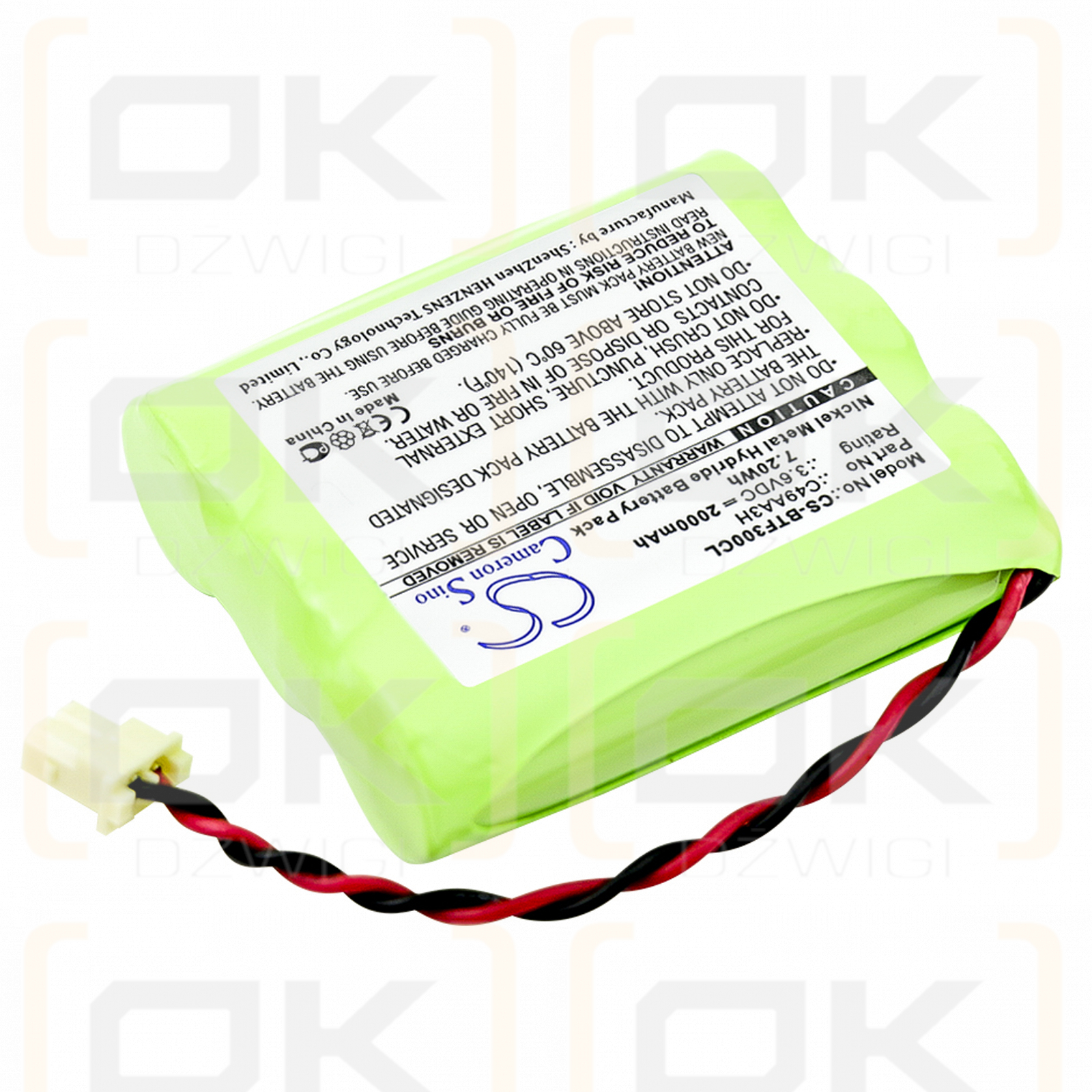 BT Freelance 2 / C49AA3H 2000mAh Ni-MH 3.6V (Cameron Sino)