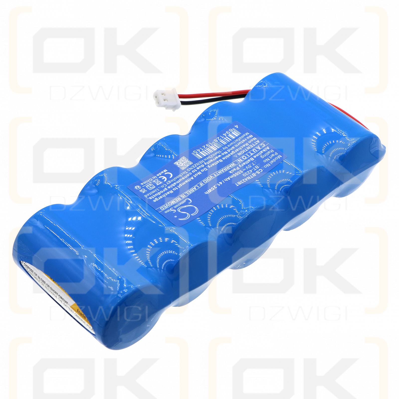 Bticino 4239 / BT-4239 5500mAh Alkaline 7.5V (Cameron Sino)