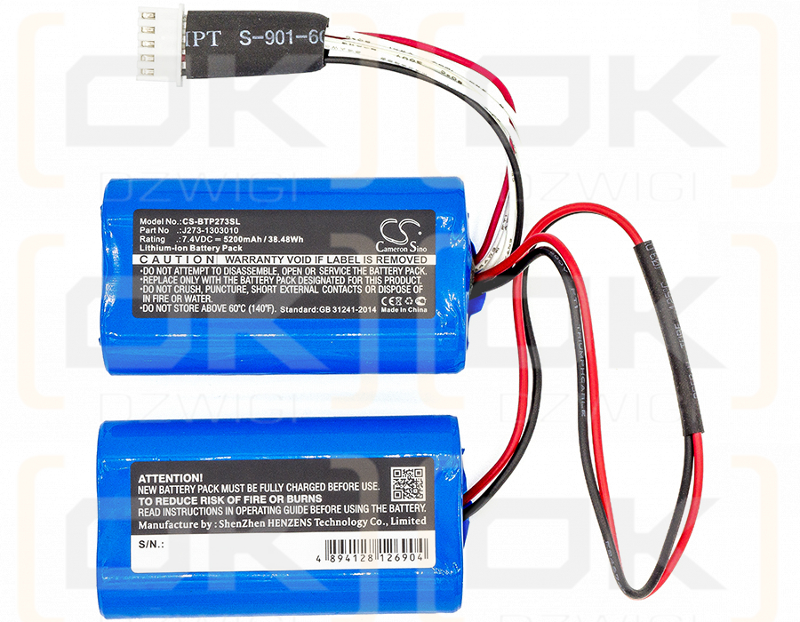 Beats J273 / J273-1303010 5200mAh Li-ion 7.4V (Cameron Sino)