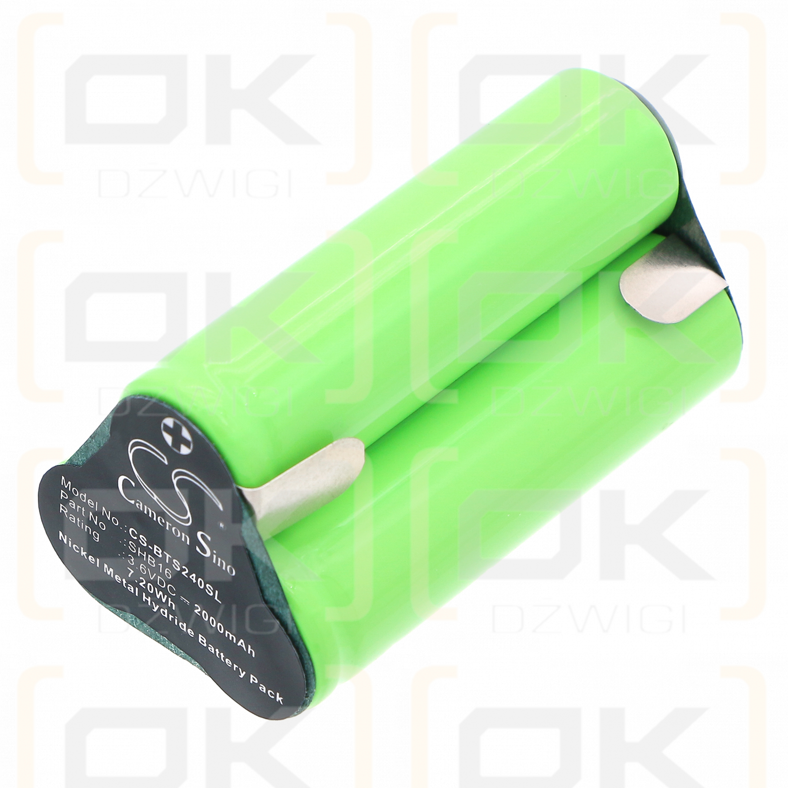 Babyliss T24D / SHB16 2000 мАч Ni-MH 3,6 В (Cameron Sino)