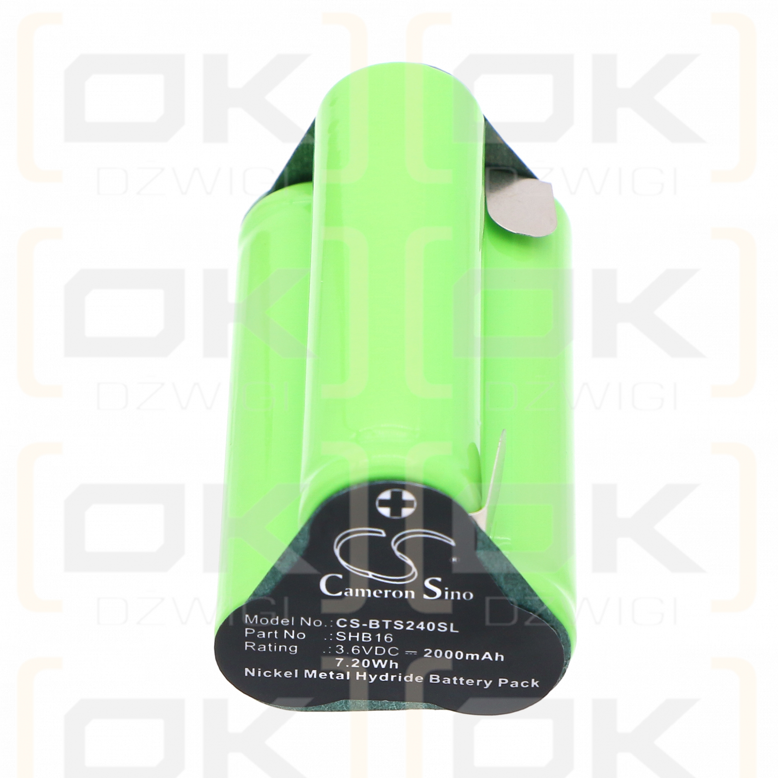 Babyliss T24D / SHB16 2000 мАч Ni-MH 3,6 В (Cameron Sino)