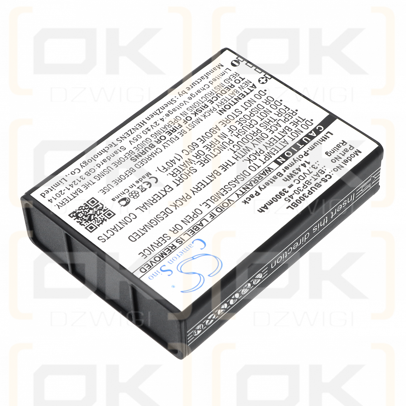 Bluebird BM180 / BAT-BP30-45 3900 mAh Li-Polymer 3.7 V (Cameron Sino)