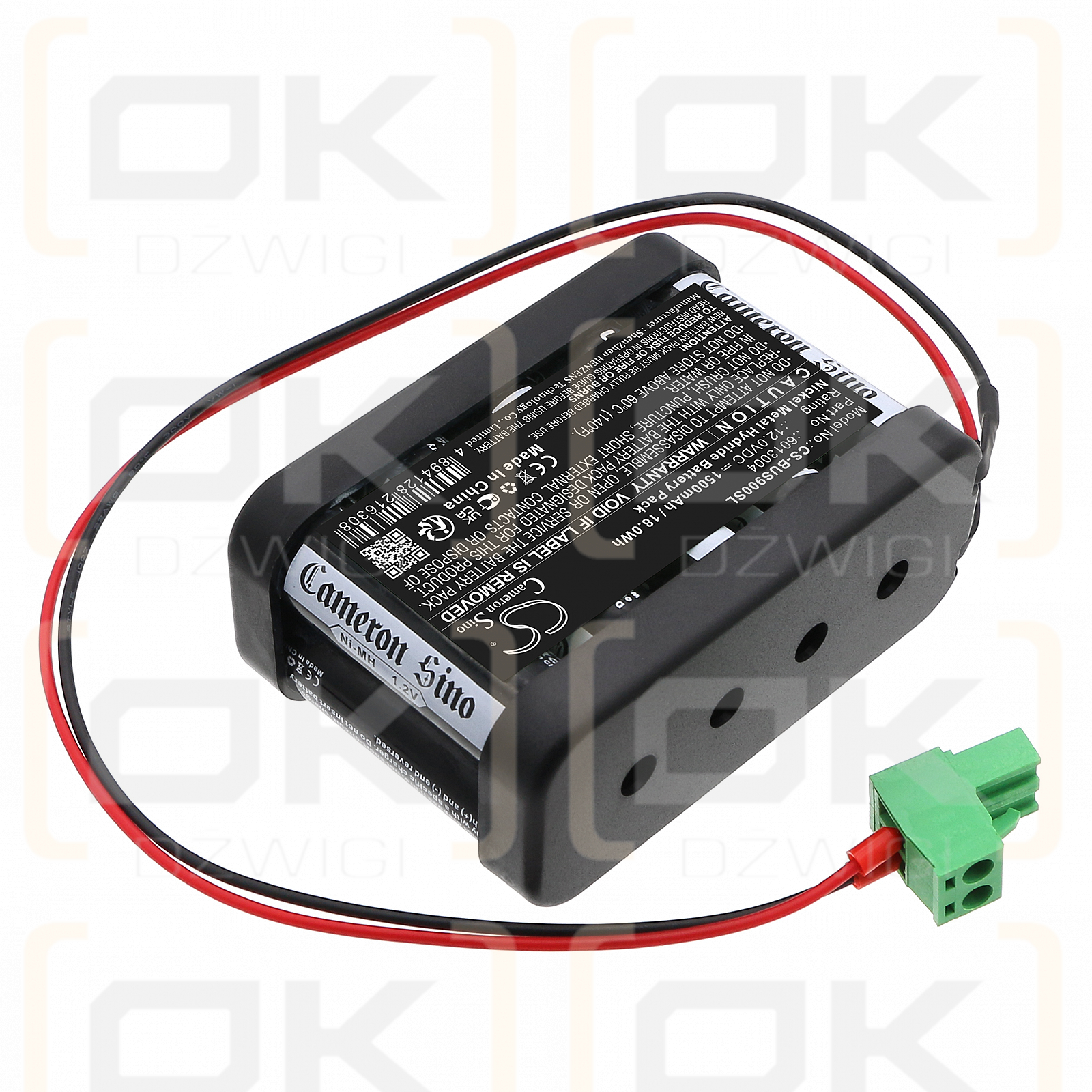 Besam Cud 9 EMD / 6013004 1500mAh Ni-MH 12.0V (Cameron Sino)