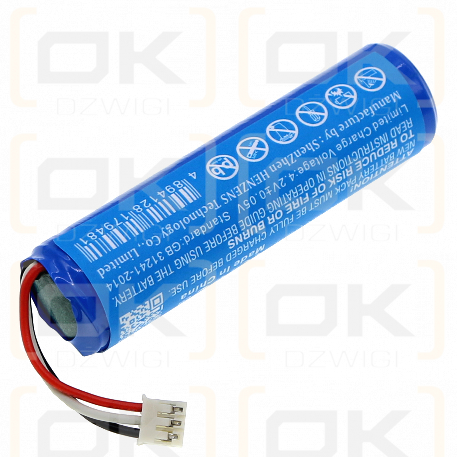 Burton UV604 LED / 4000428 3400 mAh Li-Ion 3,7 V (Cameron Sino)