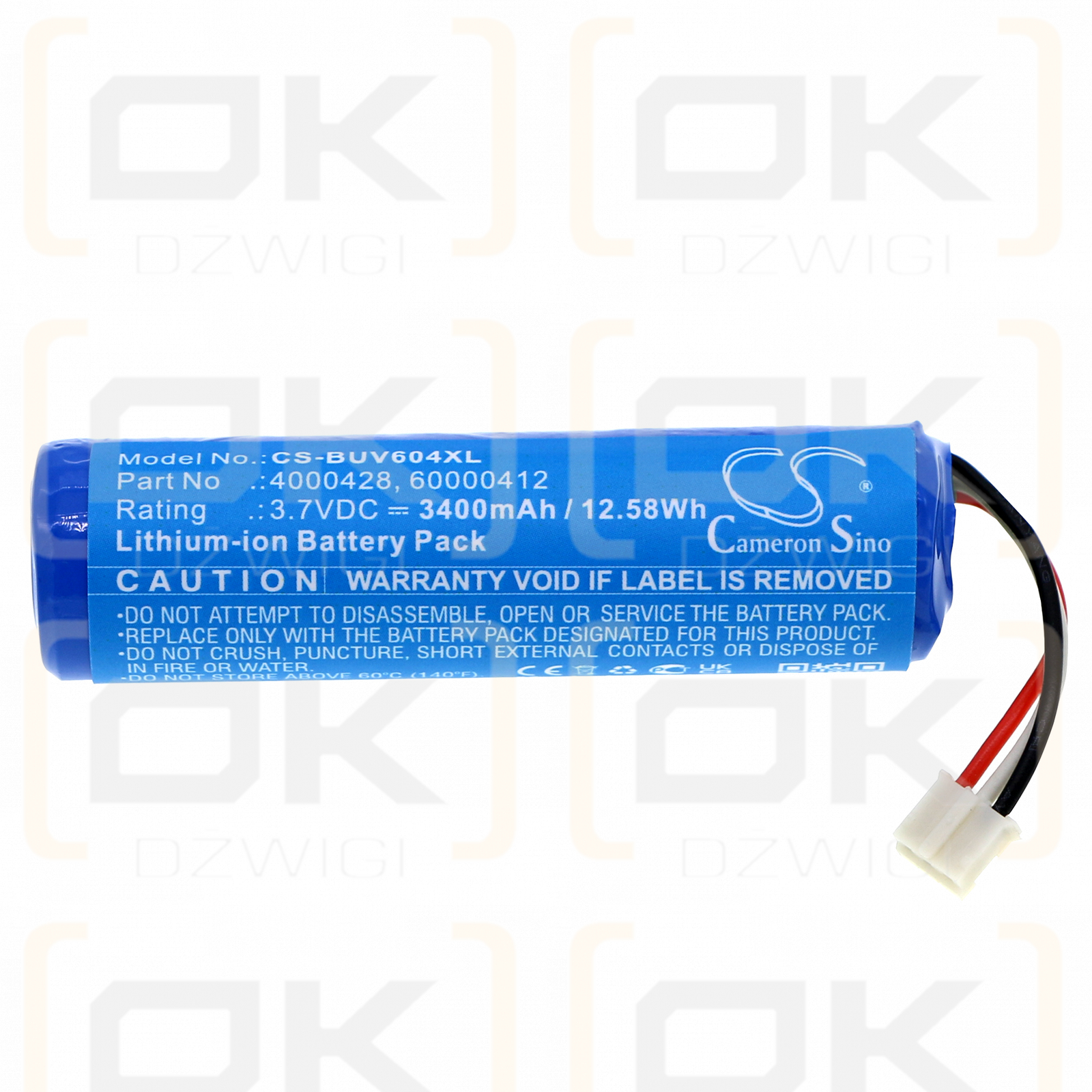 Burton UV604 LED / 4000428 3400 mAh Li-Ion 3,7 V (Cameron Sino)