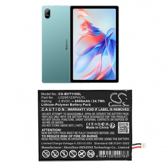 Blackview Tab 11 / U3295123PVUTL 6500 мАч литий-полимерный 3,8 В (Cameron Sino)