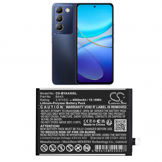 VIVO Y100 4G / BA43 4900 mAh Li-Polymer 3,91 V (Cameron Sino)