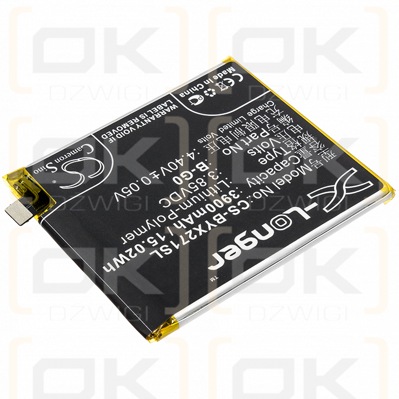 Ersatzakku für Vivo V1829A / B-G0 3900mAh Li-Polymer 3,85V (Cameron Sino)