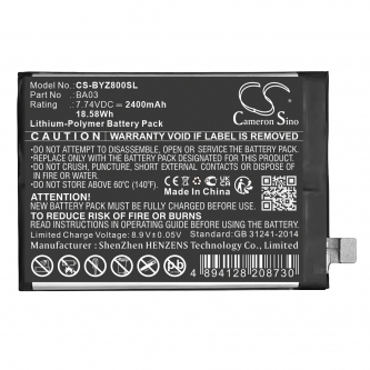 VIVO IQOO Z8 / BA03 2400 mAh Li-Polymer 7,74 V (Cameron Sino)