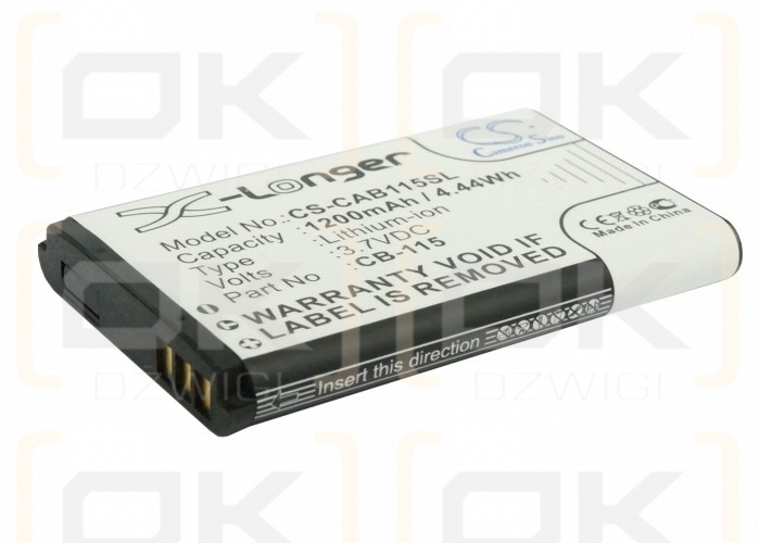 CAT B100 / CB-115 1200mAh Li-ion 3.7V (Cameron Sino)