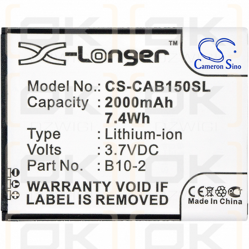 CAT B15Q AM / B10-2 2000 mAh Li-Ion 3,7 V (Cameron Sino)