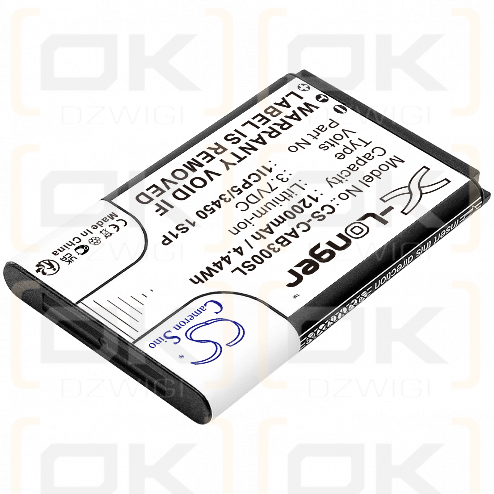 CAT B30 / 1ICP5/3450 1S1P 1200mAh Li-ion 3.7V (Cameron Sino)