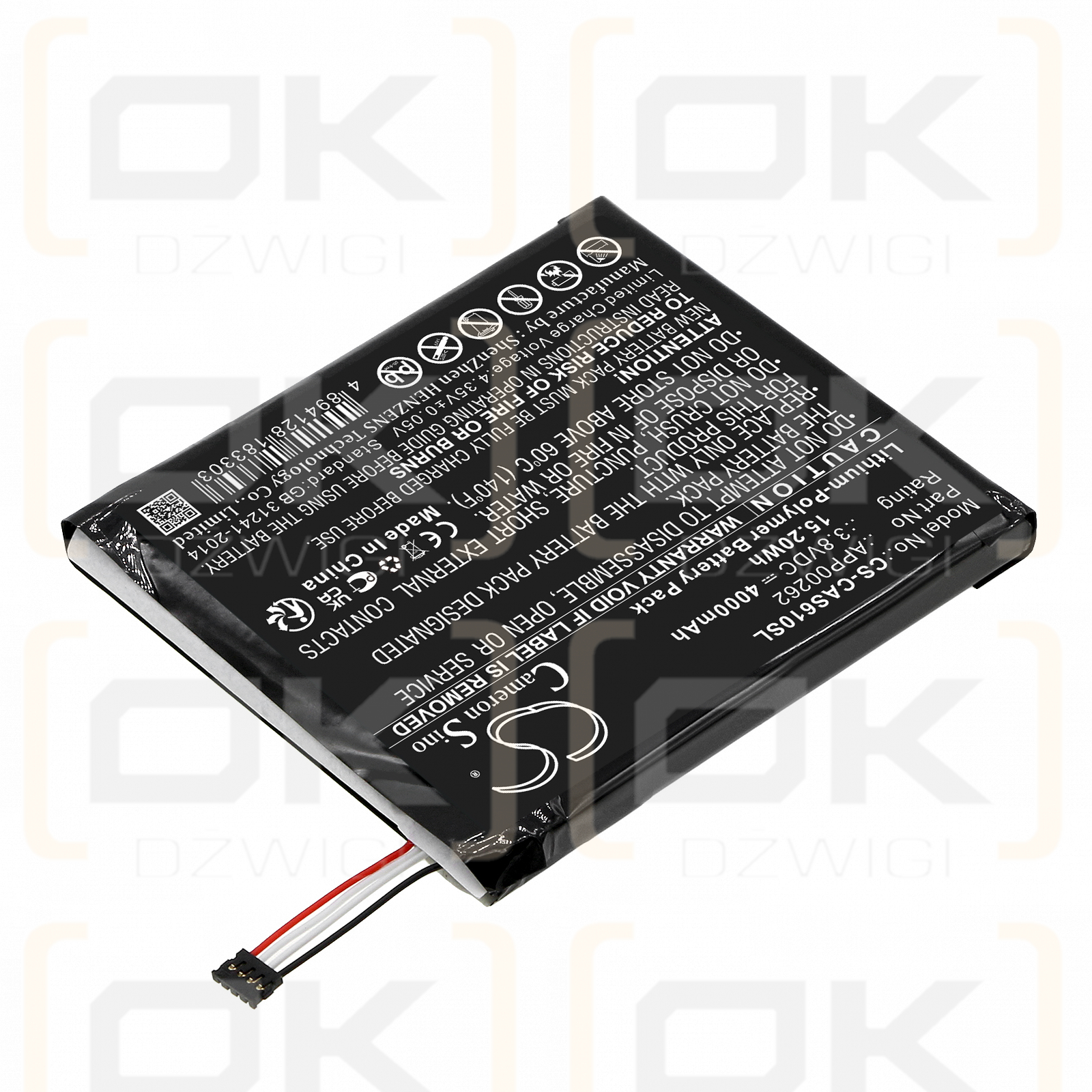 CAT S61 / APP00262 4000mAh Li-Polímero 3.8V (Cameron Sino)