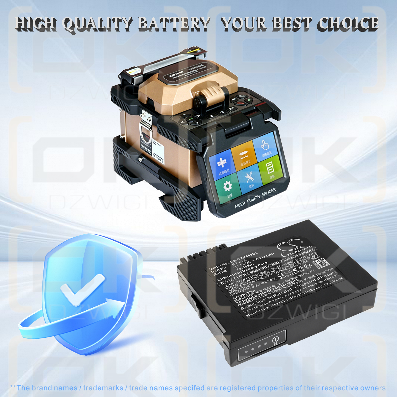 Bateria zamienna do CETC AV6481 / BT-81 6800 mAh Li-ion 11.1 V (Cameron Sino)