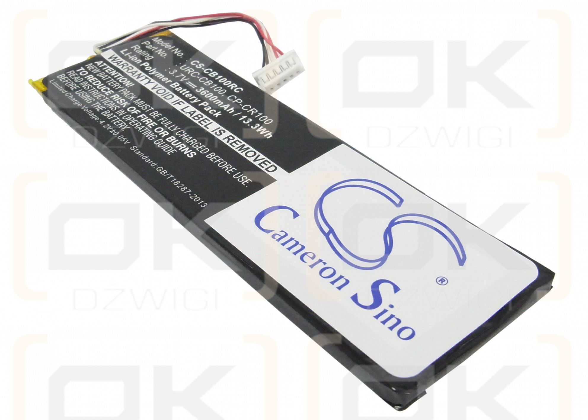 Sonos Controller CR100 / URC-CB100 3600mAh Li-Polymer 3.7V (Cameron Sino)