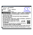 Cubot X6 / X6 2000 mAh Li-ion 3.7 V (Cameron Sino)