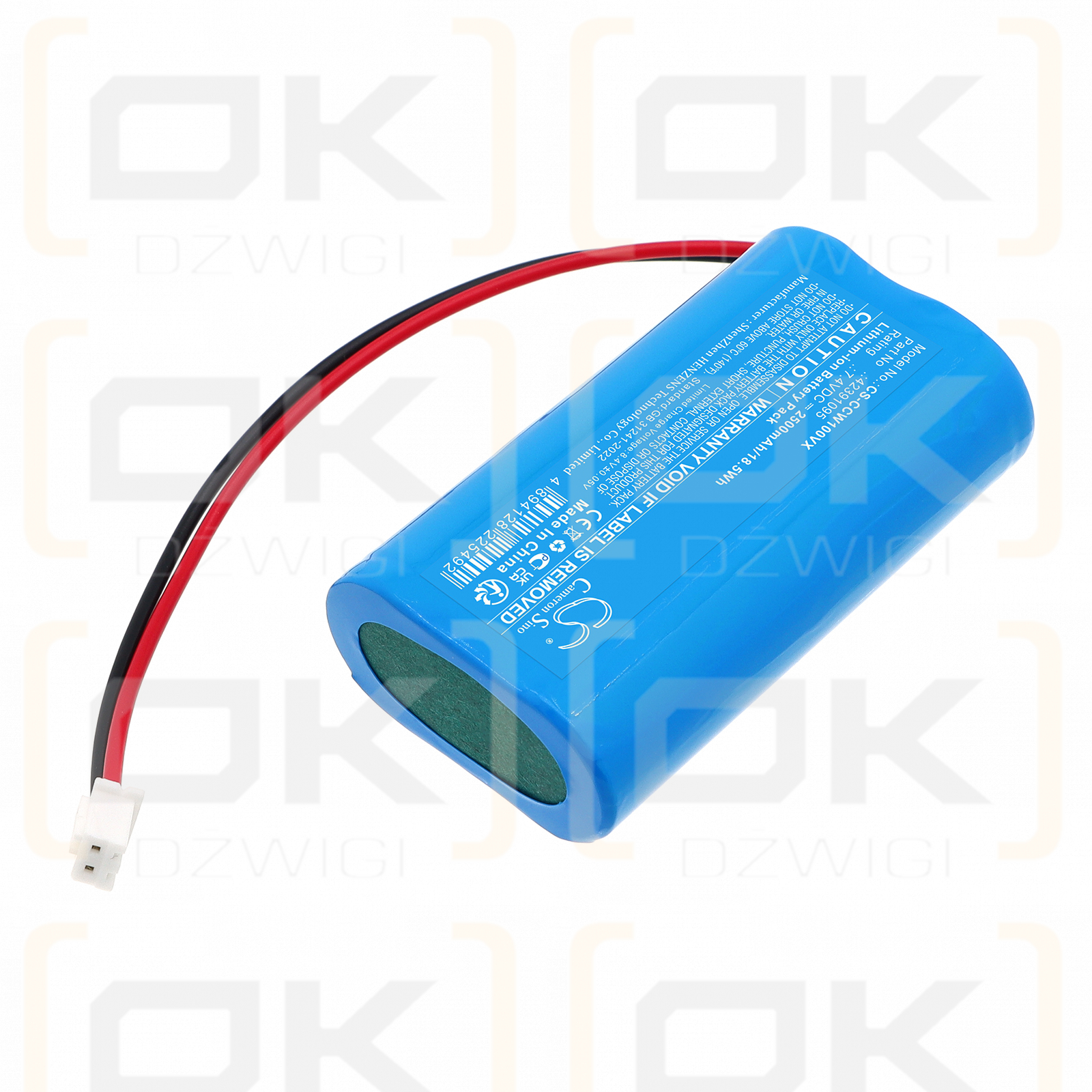 Concept CW1000 / 42391095 2500 mAh Li-ion 7.4 V (Cameron Sino)