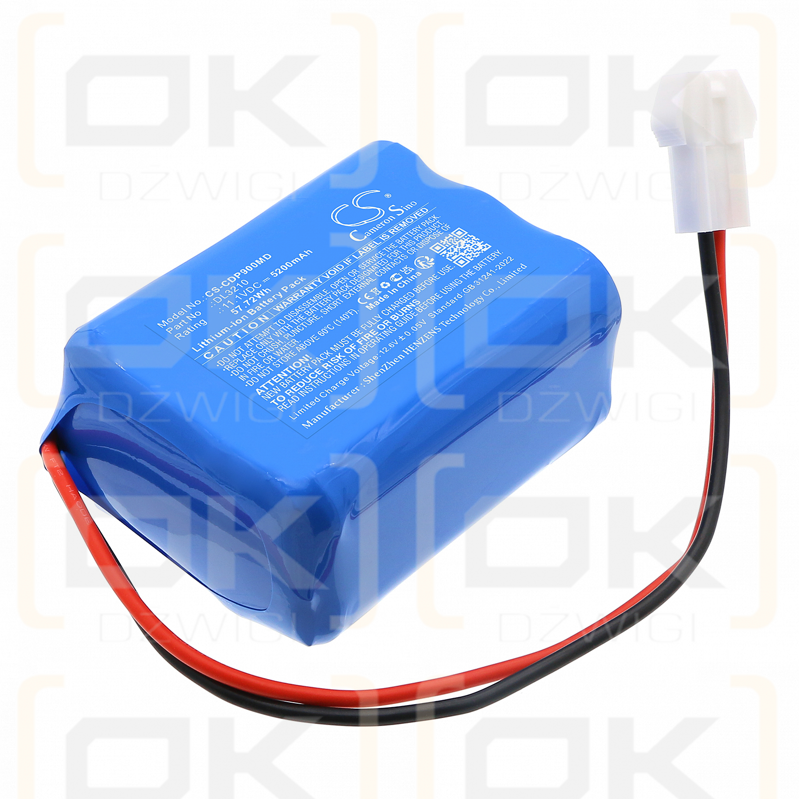 Creative Vital Pro / CR2302-0000005 5200 mAh Li-Ionen 11,1 V (Cameron Sino)