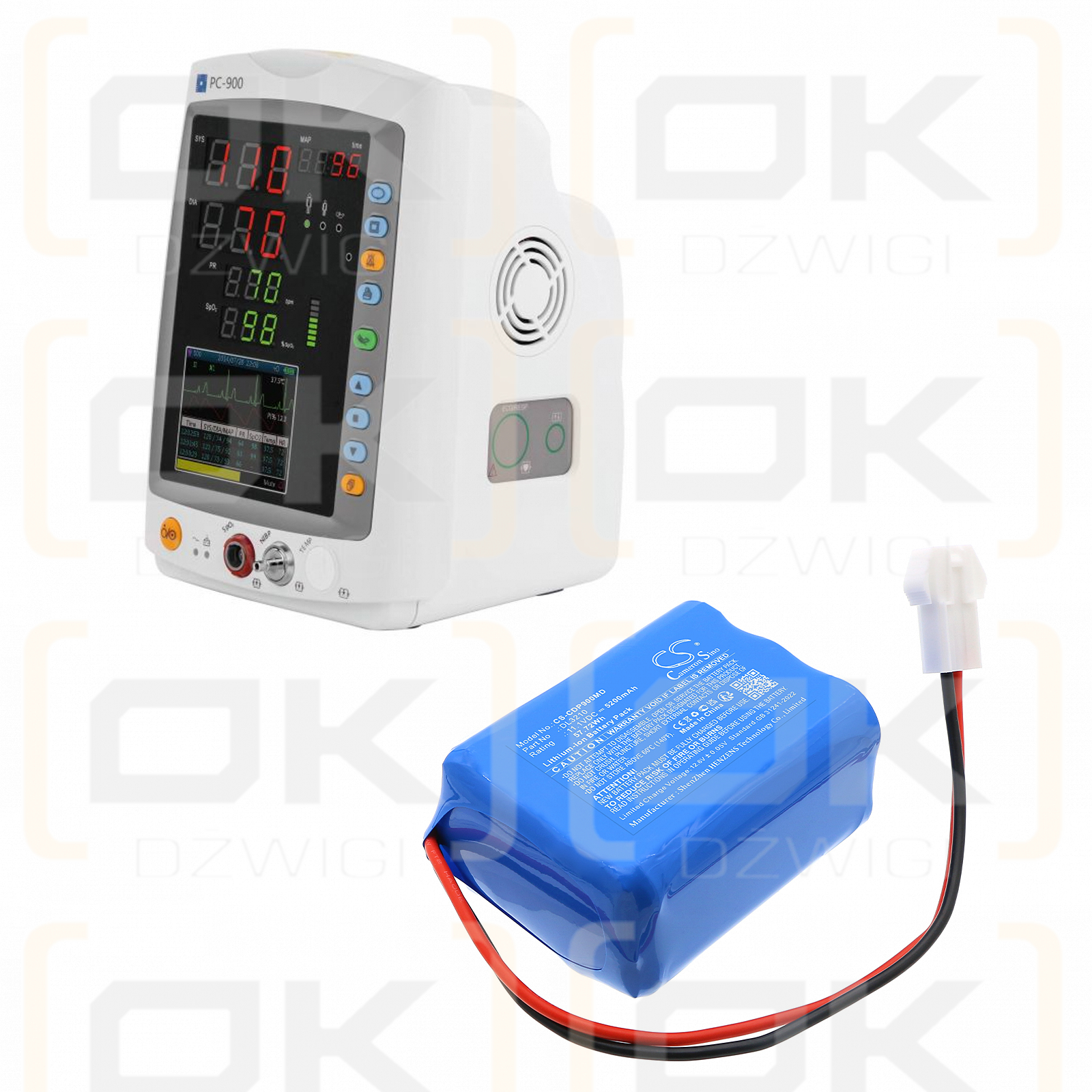 Creative Vital Pro / CR2302-0000005 5200 mAh Li-Ionen 11,1 V (Cameron Sino)
